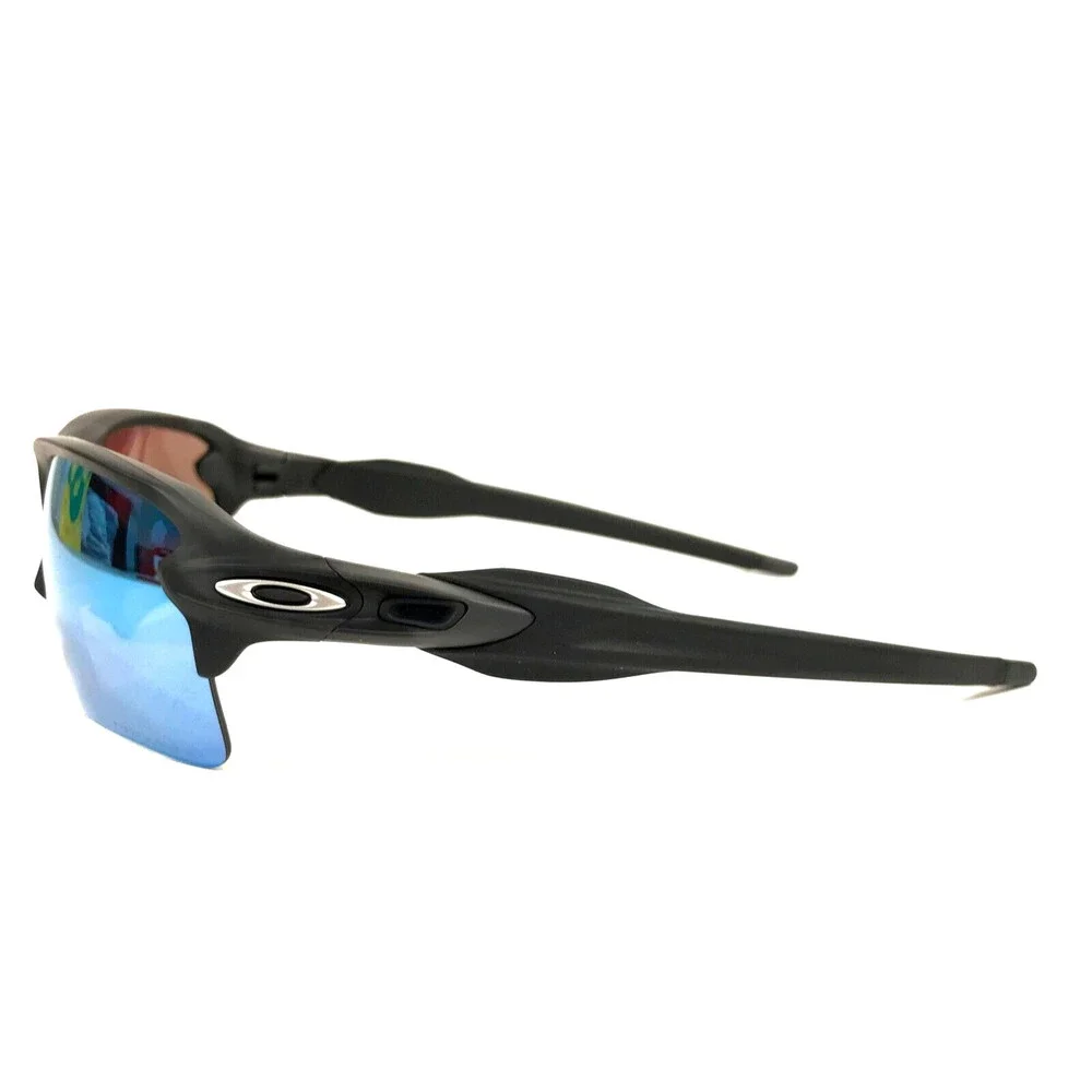 Oakley Sunglasses Flak 2.0 XL OO9188-G359 Matte Black Camo with Prizm Deep Water